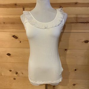 Ruffled tank top